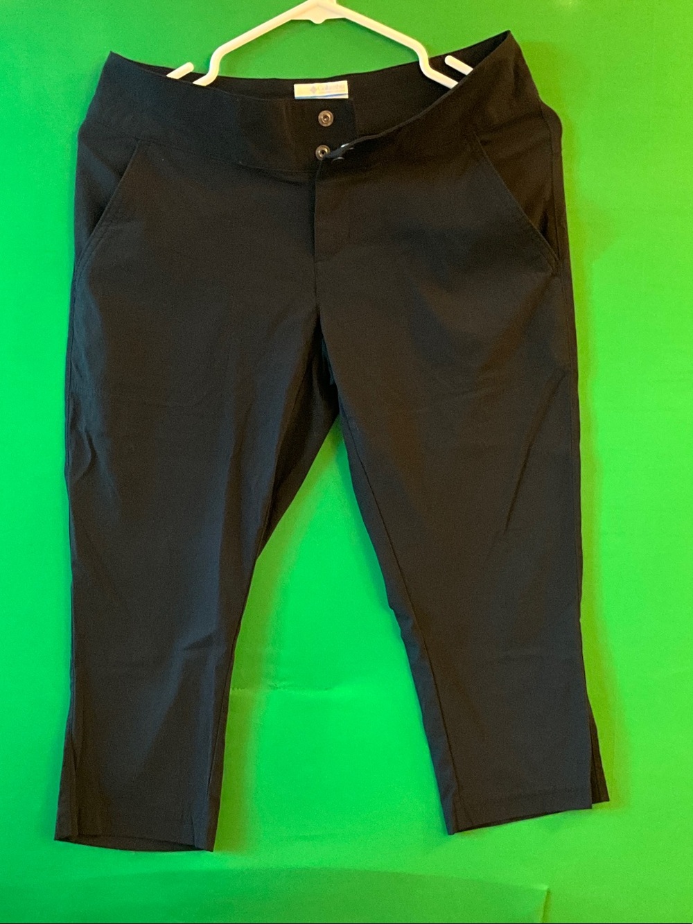 Columbia Black Snap-Front Pants